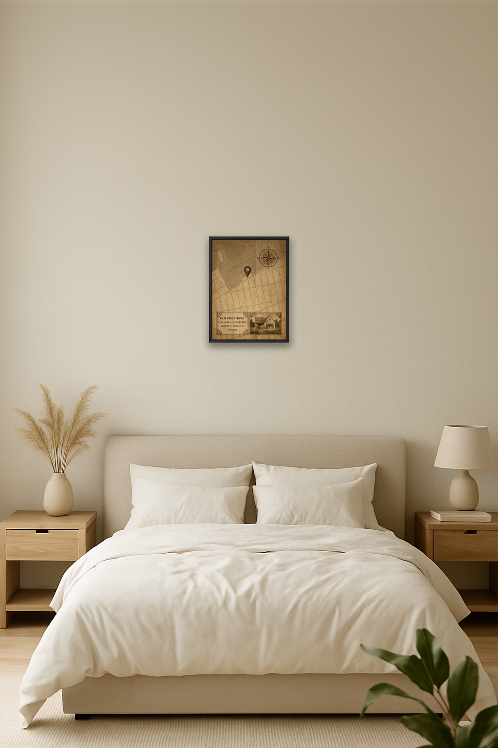 Memory Lane Vintage Map Wall Art