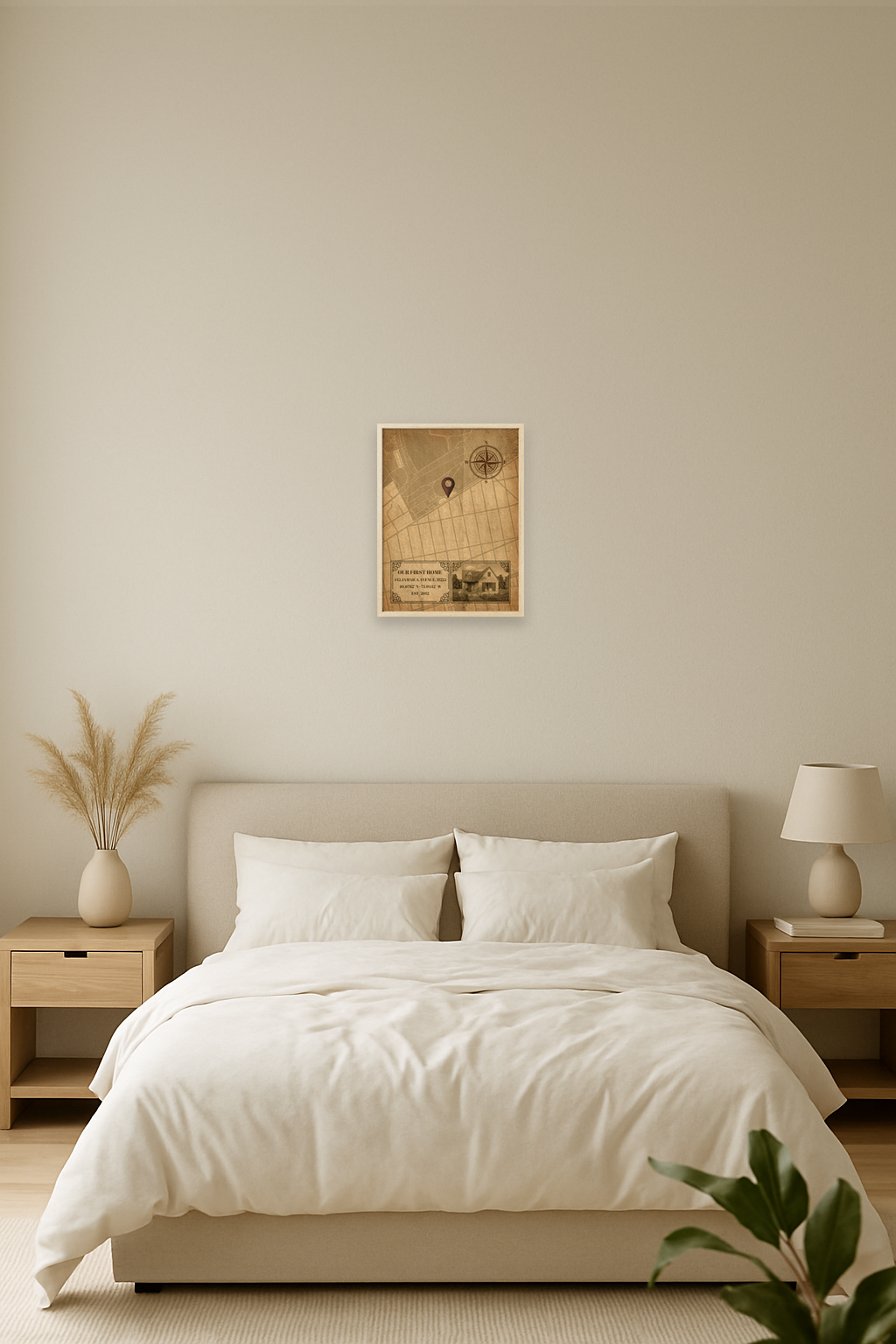 Memory Lane Vintage Map Wall Art