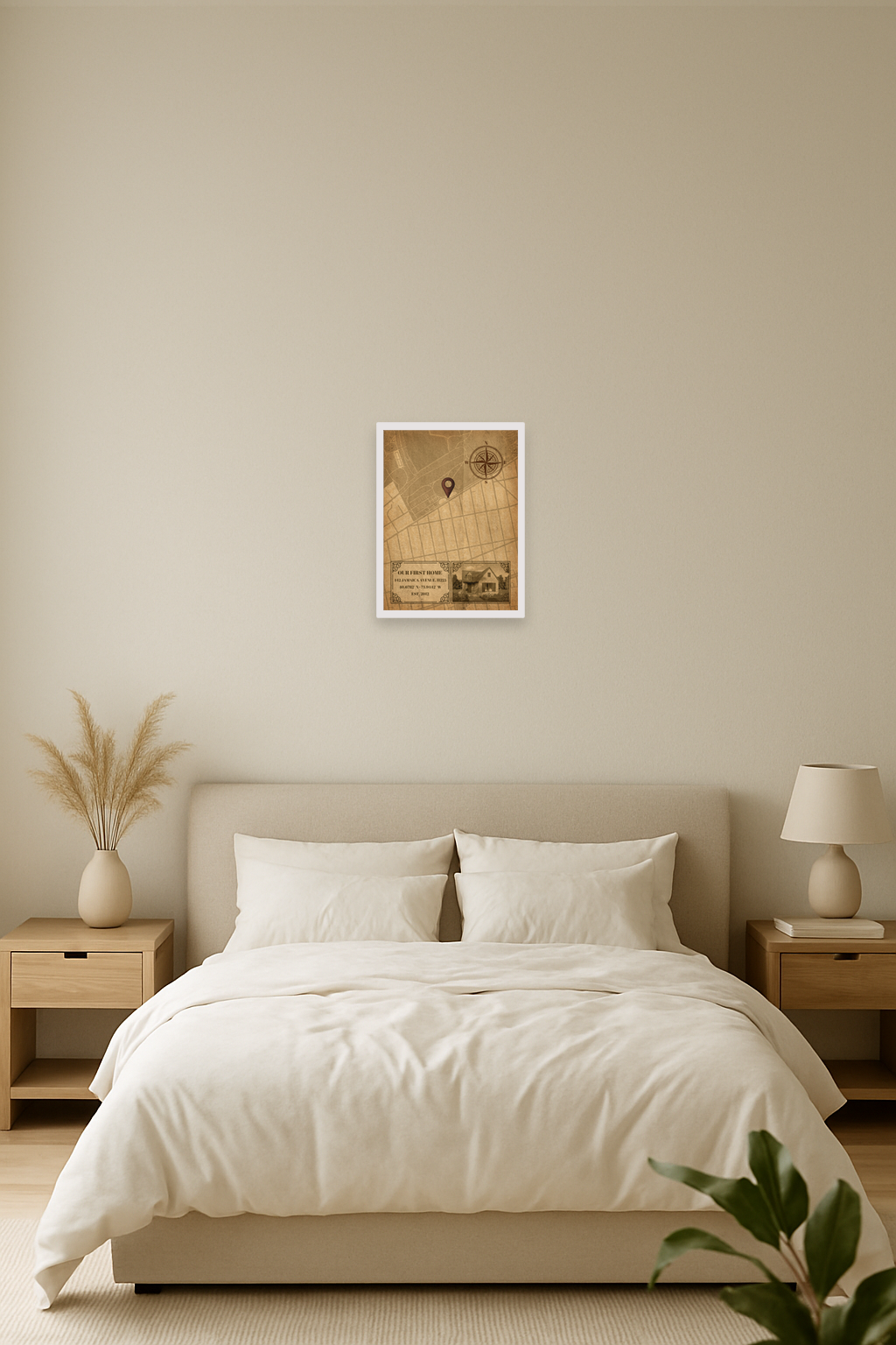 Memory Lane Vintage Map Wall Art